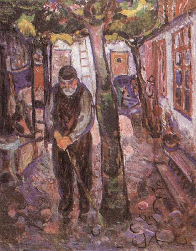 Edvard Munch The Old Man china oil painting image